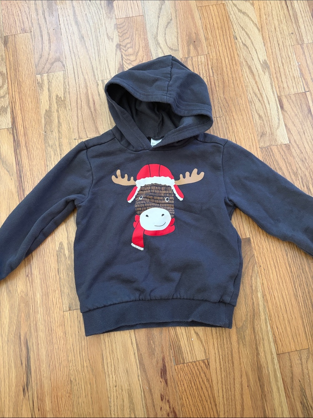 Carter's toddler Hoodie with Moose Graphic